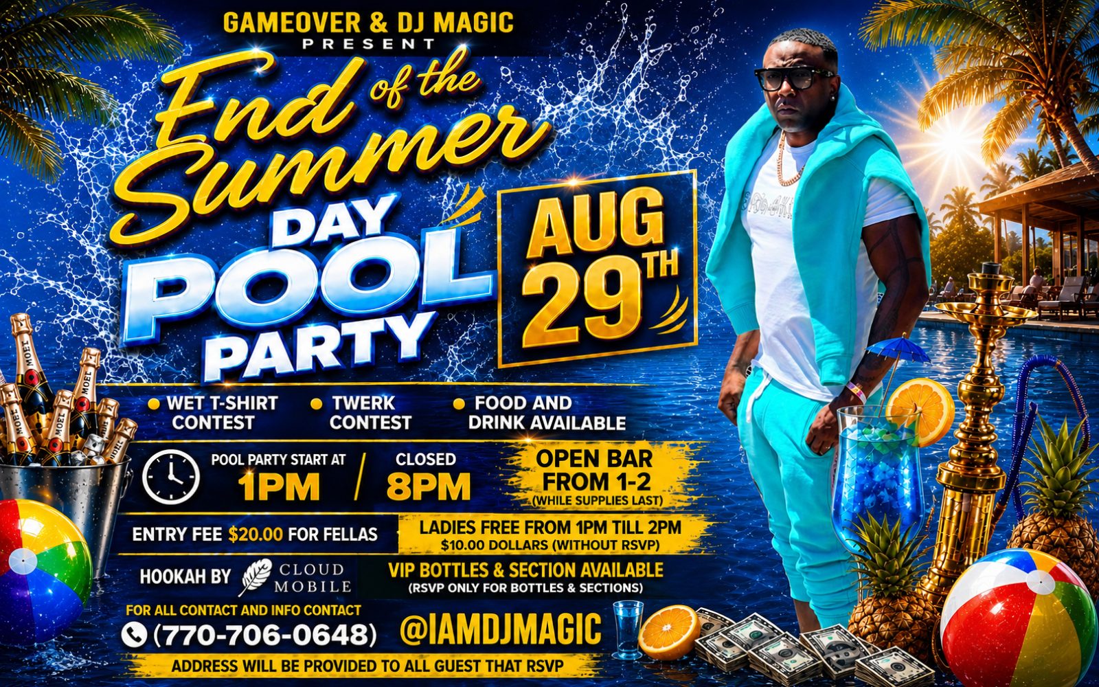 END OF THE SUMMER DAY POOL PARTY